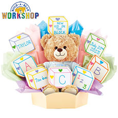 BAB109-BOY - Build-A-Bear - Baby Blocks - Boy